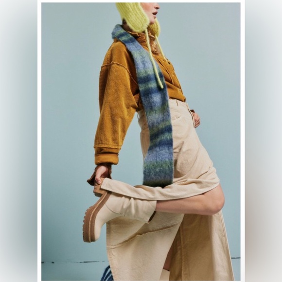 NWT Free People We The Free Come As You Are Corduroy Maxi Skirt in Beechwood - Picture 2 of 15